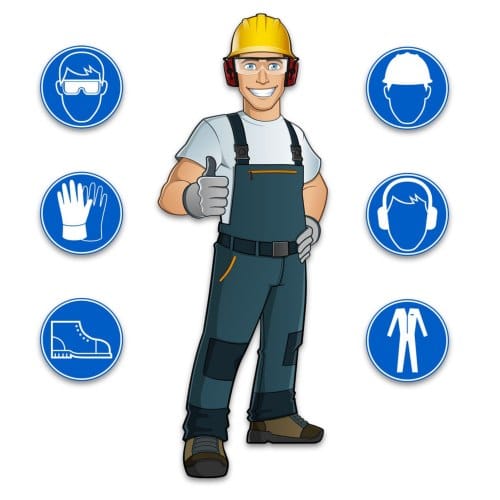 Equipement de protection individuelle pour le nettoyage cryogénique