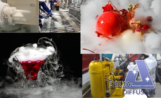 Ejemplos de aplicaciones de hielo seco en Isère