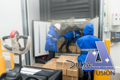 Sobremesa sobre leito de gelo seco