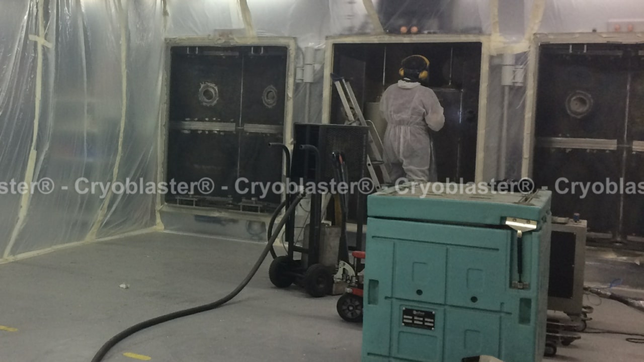 Trockeneis-Reinigung in Montpellier mit Vakuumbeschichtung