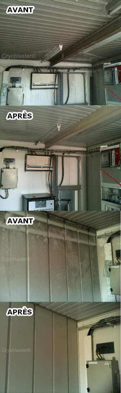 Opération de nettoyage cryogénique sur local EDF