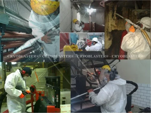 Les applications du nettoyage par cryogénie