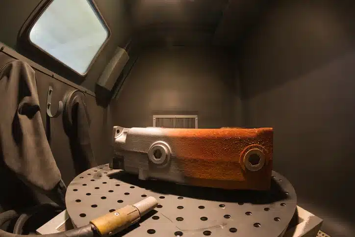 decapado por chorreado de arena