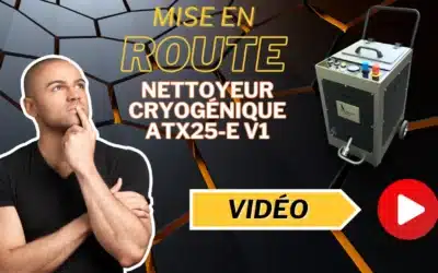 Mise en route d’un nettoyeur cryogénique : ATX25-E V1 (2015-2022)
