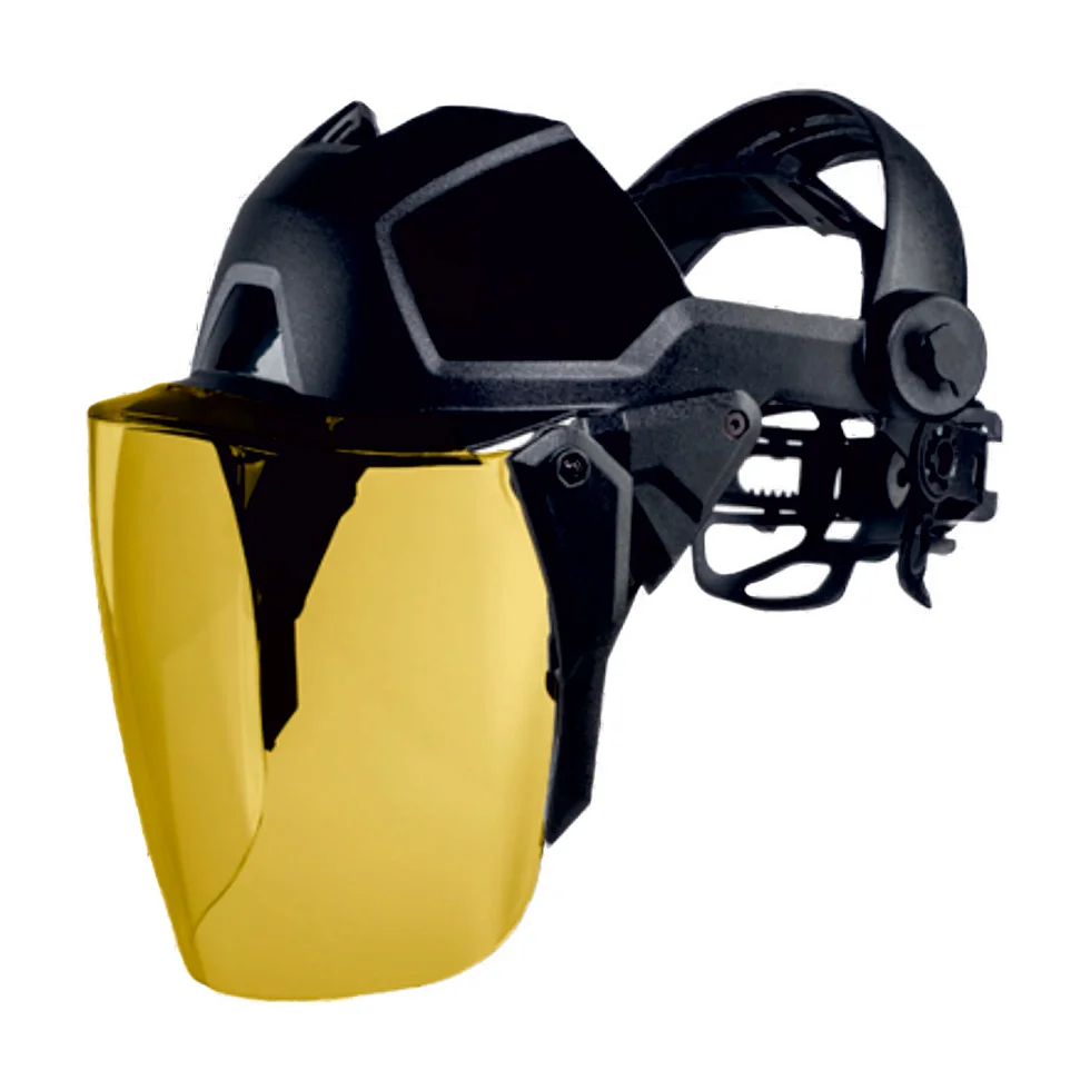Laser safety face shield for laser cleaner