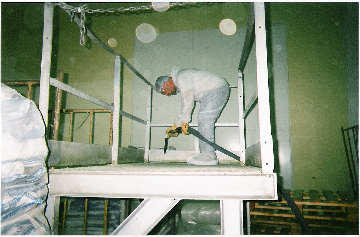 Nettoyage cryogénique passerrelle pour fabication lait en poudre