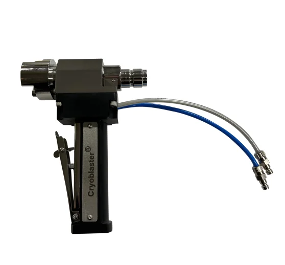 Pistola limpadora com gelo seco