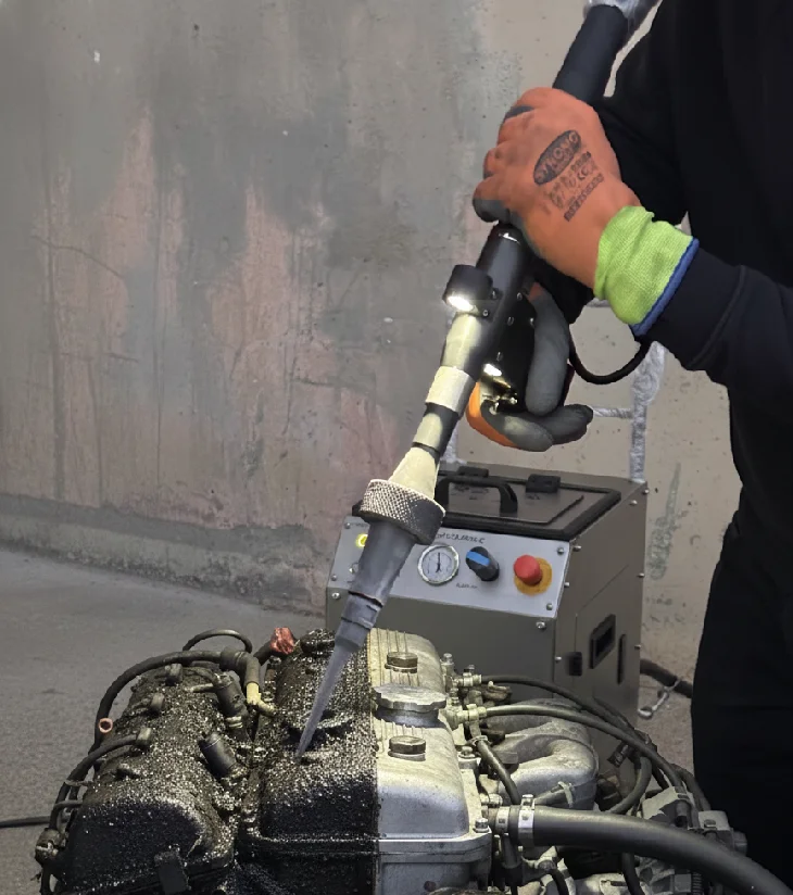 Neue Low-Noise-Düse BCBM: für leiseres Trockeneisstrahlen