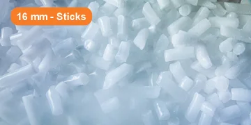 imagem sticks de gelo seco 16 mm