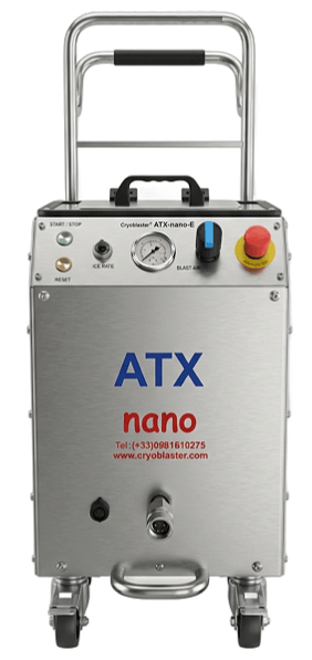 ATX nano - Nueva generación de limpiador de dry ice blasting de precisión