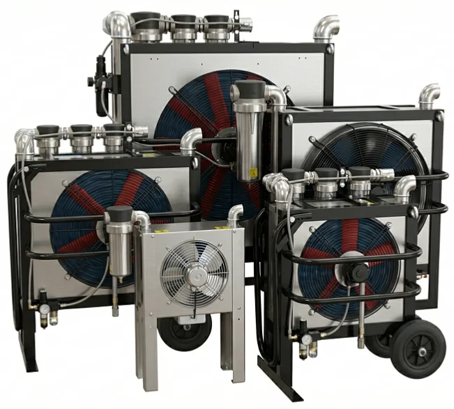 Secadores de ar comprimido para limpeza com gelo seco