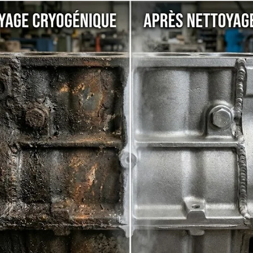 Comment nettoyer avec la glace carbonique : nettoyage cryogénique
