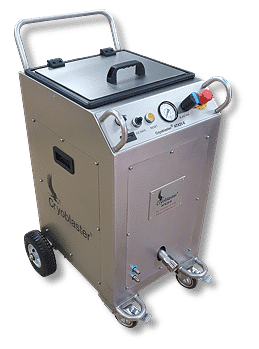 Special industrial electro-pneumatic dry ice cleaner