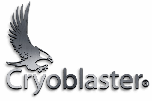 Cryoblaster logo: cryogenic cleaning machines