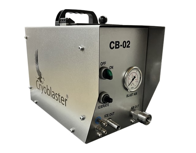Petite machine de nettoyage cryogénique portative CB02