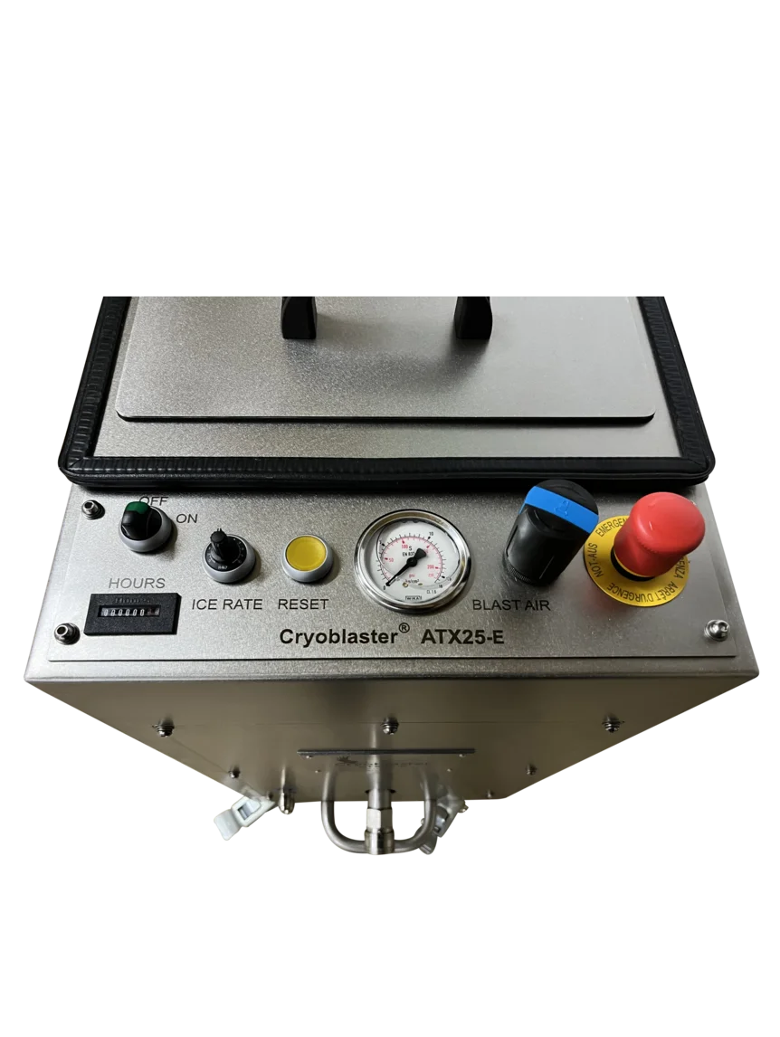 Control panel machine dry ice blasting ATX25-E